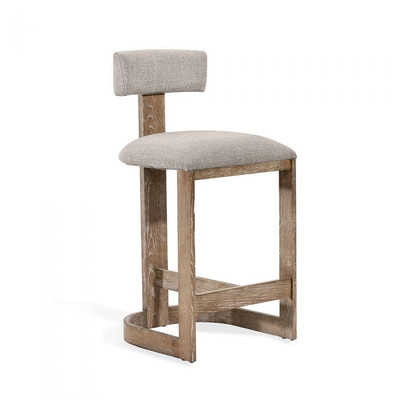 Interlude Home Brooklyn Counter Stool - Flax