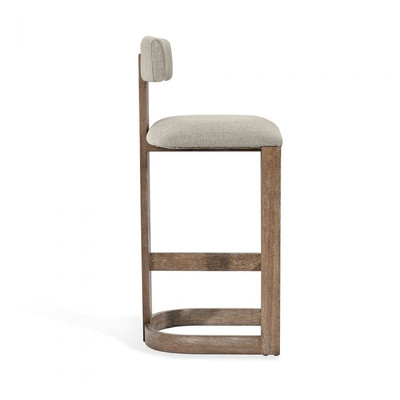 Interlude Home Brooklyn Bar Stool - Flax