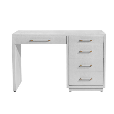 Interlude Home Taylor Writing Desk - Light Grey