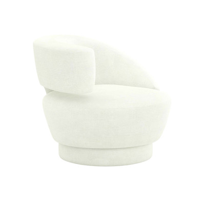 Interlude Home Arabella Left Swivel Chair - Shell