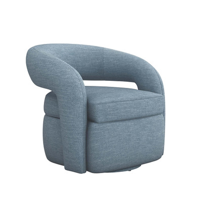 Interlude Home Targa Swivel Chair - Surf