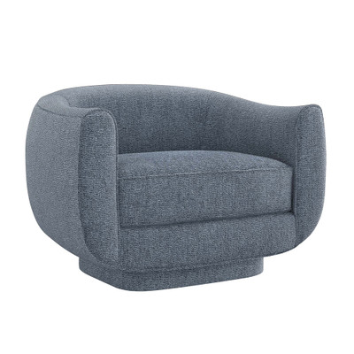 Interlude Home Spectrum Swivel Chair - Azure