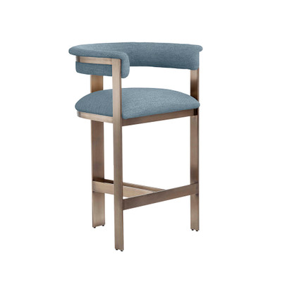 Interlude Home Darcy Counter Stool - Surf