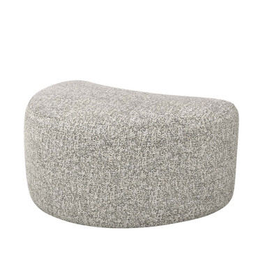 Interlude Home Carlisle Right Ottoman - Breeze