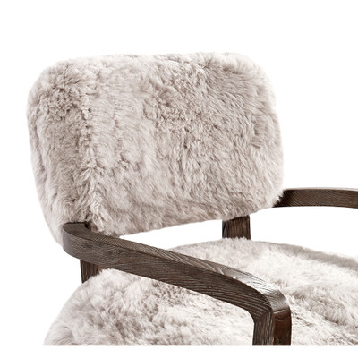 Interlude Home Royce Lounge Chair - Grey