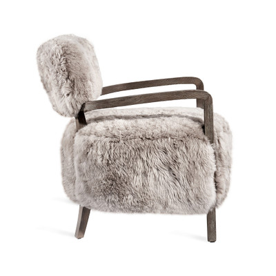 Interlude Home Royce Lounge Chair - Grey