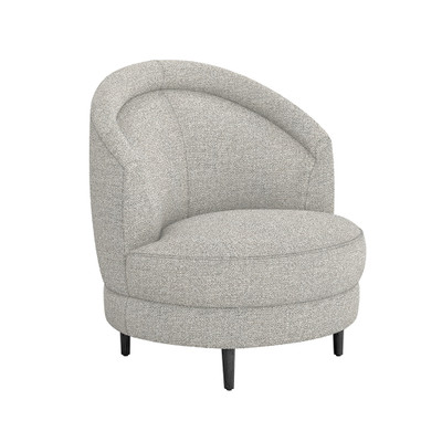 Interlude Home Capri Grand Swivel Chair - Rock