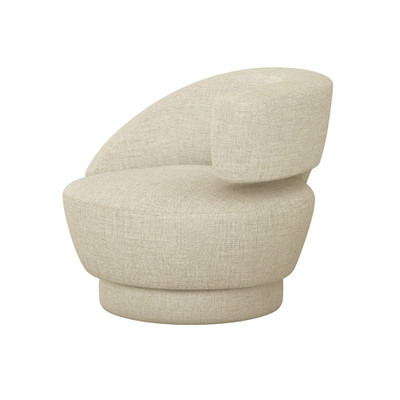 Interlude Home Arabella Right Swivel Chair - Bluff