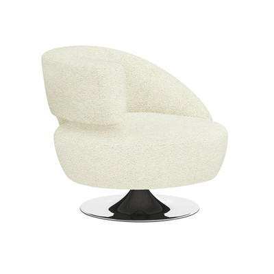 Interlude Home Isabella Left Swivel Chair - Down