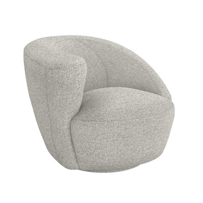 Interlude Home Carlisle Left Swivel Chair - Rock