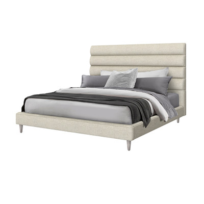 Interlude Home Channel California King Bed - Wheat