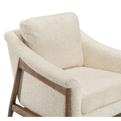 Interlude Home Layla Occasional Chair - Down Shearling