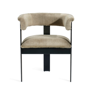 Interlude Home Darcy Dining Chair - Black/ Fawn