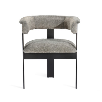 Interlude Home Darcy Dining Chair - Black/ Pewter