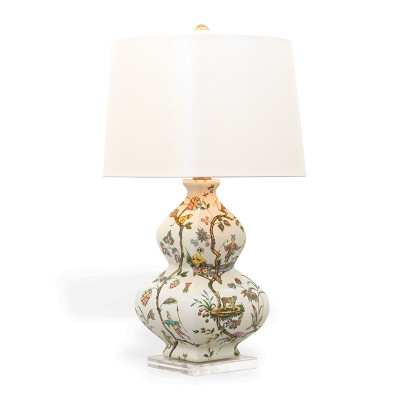 Chinoise Exotique Lamp - Ivory Lizard image 1