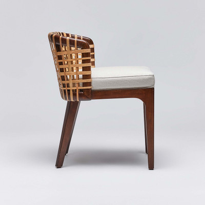 Interlude Home Palms Side Chair - Chestnut