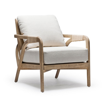 Interlude Home Delray Lounge Chair - White Ceruse