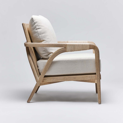 Interlude Home Delray Lounge Chair - White Ceruse