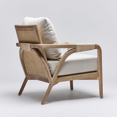 Interlude Home Delray Lounge Chair - White Ceruse