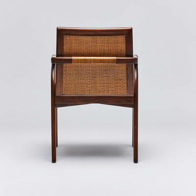 Interlude Home Delray Arm Chair - Chestnut