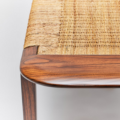 Interlude Home Juno Bench - Chestnut