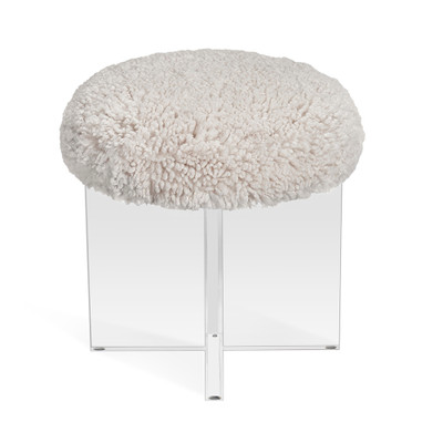 Interlude Home Jules Stool - Winter