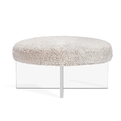 Interlude Home Jules Ottoman - Winter