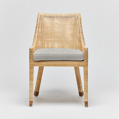 Interlude Home Boca Dining Chair - Natural/ Hemp