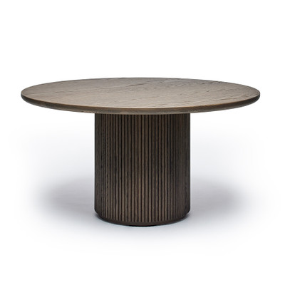 Interlude Home Laurel Round Dining Table Large - Mocha