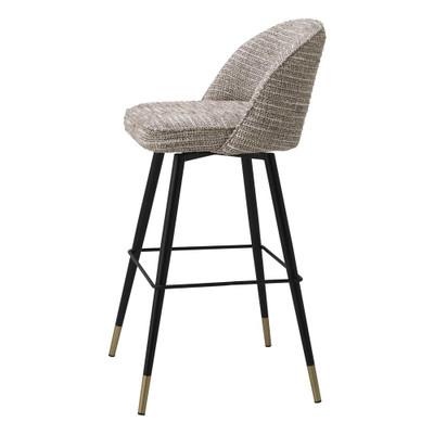 Eichholtz Cliff Bar Stool - Mademoiselle Beige - Set Of 2