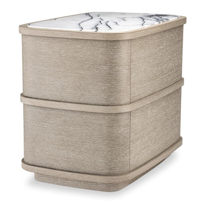 Eichholtz Cabana Bedside Table - Washed Oak Veneer