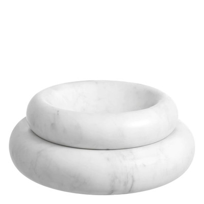 Eichholtz Lizz Bowl - S White Marble