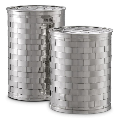 Eichholtz Lausanne Box - Nickel - Set Of 2