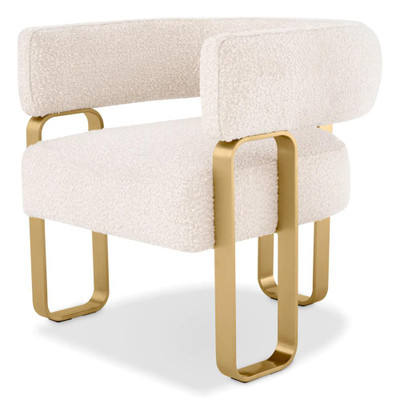 Eichholtz Capricorn Chair - Bouclé Cream