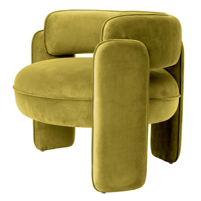 Eichholtz Chaplin Chair - Savona Vintage Green Velvet