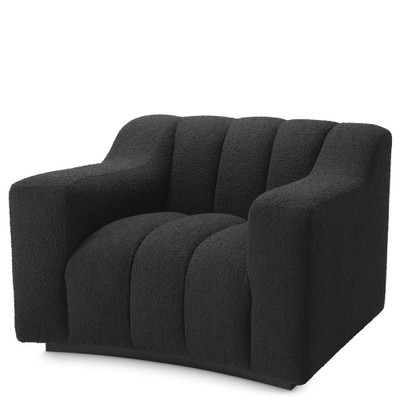 Eichholtz Kelly Chair - Bouclé Black