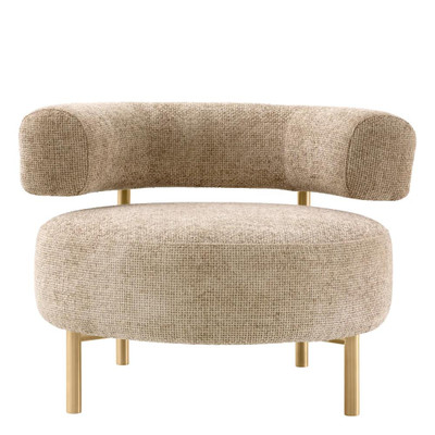 Eichholtz Thompson Chair - Lyssa Sand Brushed Brass