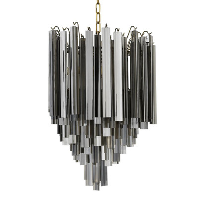 Eichholtz Salerno Chandelier - Smoke Glass