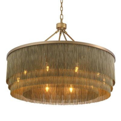 Eichholtz Tissot Chandelier - L Antique Brass