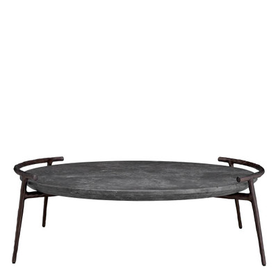 Eichholtz Arca Coffee Table - Grey Marble Bronze