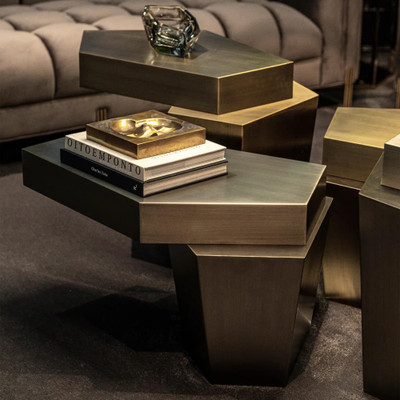 Eichholtz Calabasas Coffee Table - High Brushed Brass