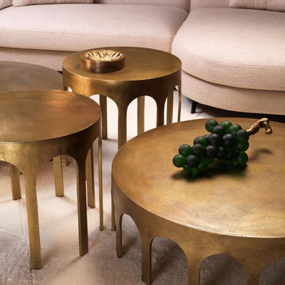 Eichholtz Gardini Coffee Table - Vintage Brass