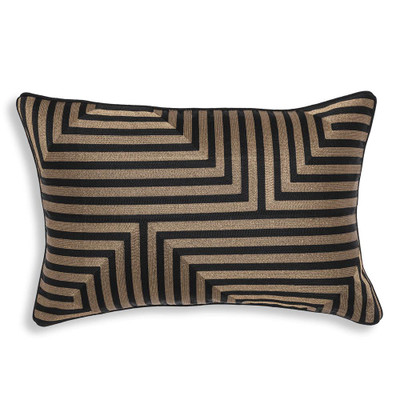 Eichholtz Spray Cushion - Rectangular Black Gold