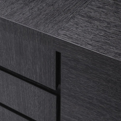 Eichholtz Crosby Desk - Charcoal Grey Oak Veneer