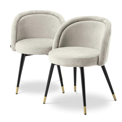 Eichholtz Chloé Dining Chair - Clarck Sand - Set Of 2