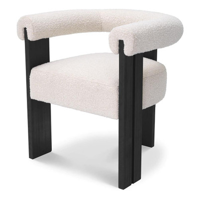 Eichholtz Percy Dining Chair - Bouclé Cream