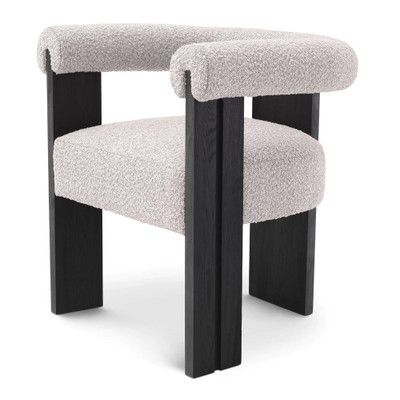 Eichholtz Percy Dining Chair - Bouclé Grey