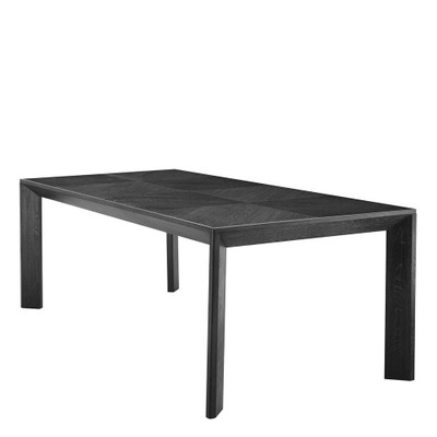 Eichholtz Tremont Dining Table - Charcoal Grey Oak Veneer