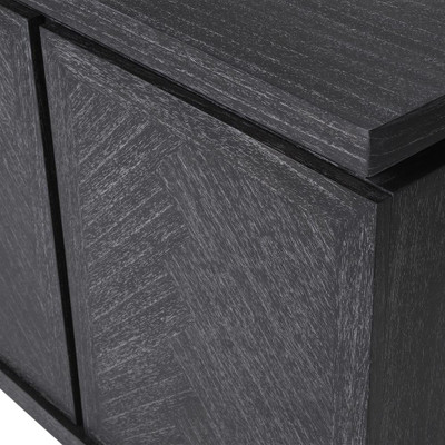 Eichholtz Bowen Dresser - Charcoal Grey Oak Veneer