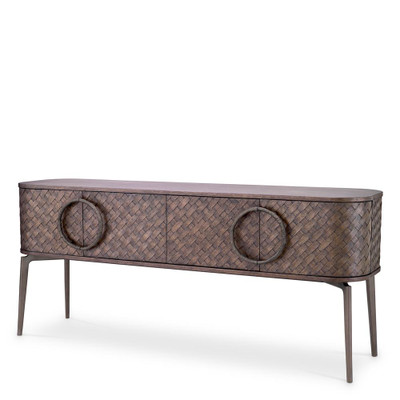 Eichholtz Nilsson Dresser - Oak Veneer Bronze